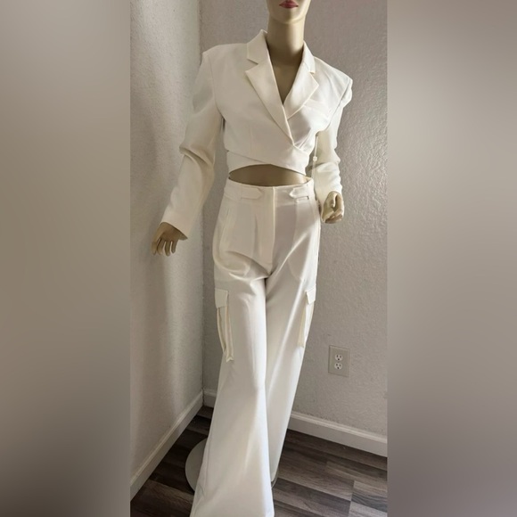 NWT Ronny Kobo Zuna Jacket in Ivory, Size Small, MSRP $378 - Picture 6 of 13